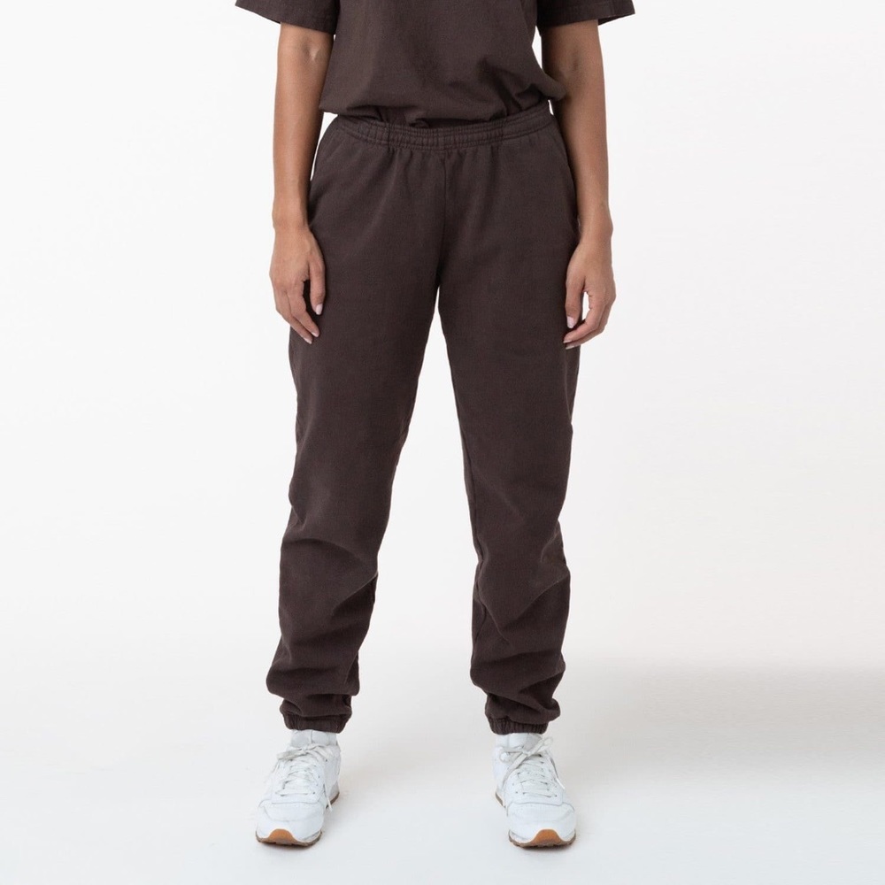 Los Angeles Apparel 14oz heavy fleece sweatpant chocolate